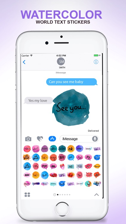 Watercolor - Text Stickers screenshot-4