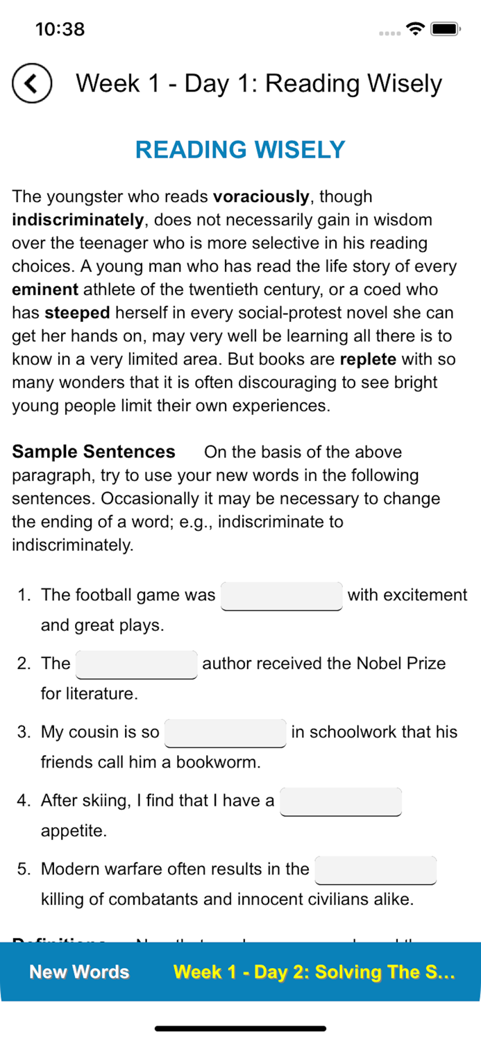 1100 Words You Need to Know...