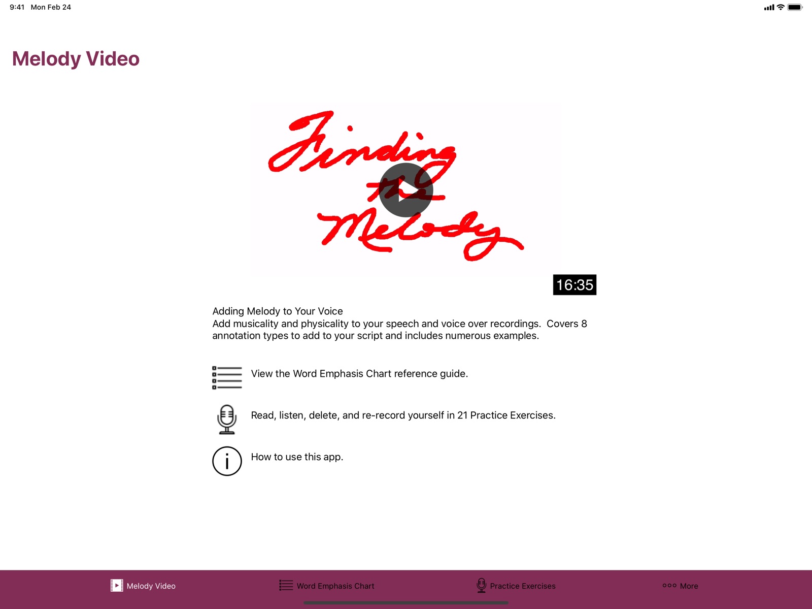 Adding Melody To Your Voice ipad screenshot 2