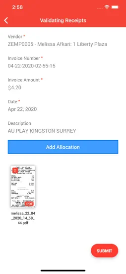 CMiC Expense screenshot 23