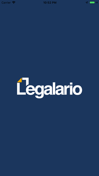 Legalario iPhone screenshot 1 - Productivity app