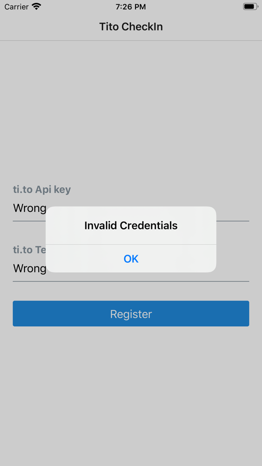 #2. ti.to registration (iOS) Podle: Espresoh Tech, LLC