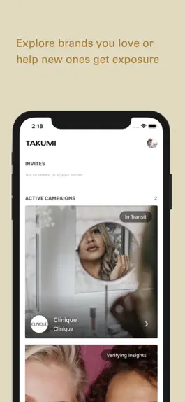 Game screenshot Takumi: Connect with brands hack