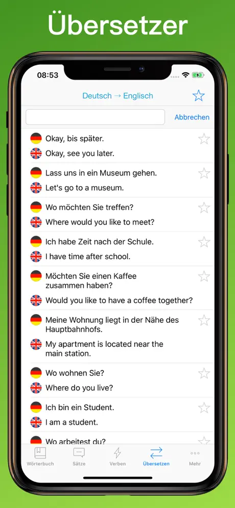 Englisch Übersetzer +