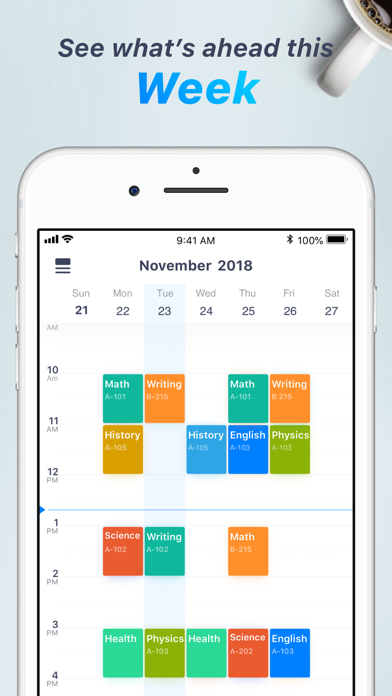 Screenshot #3 pour Pocket Schedule Planner