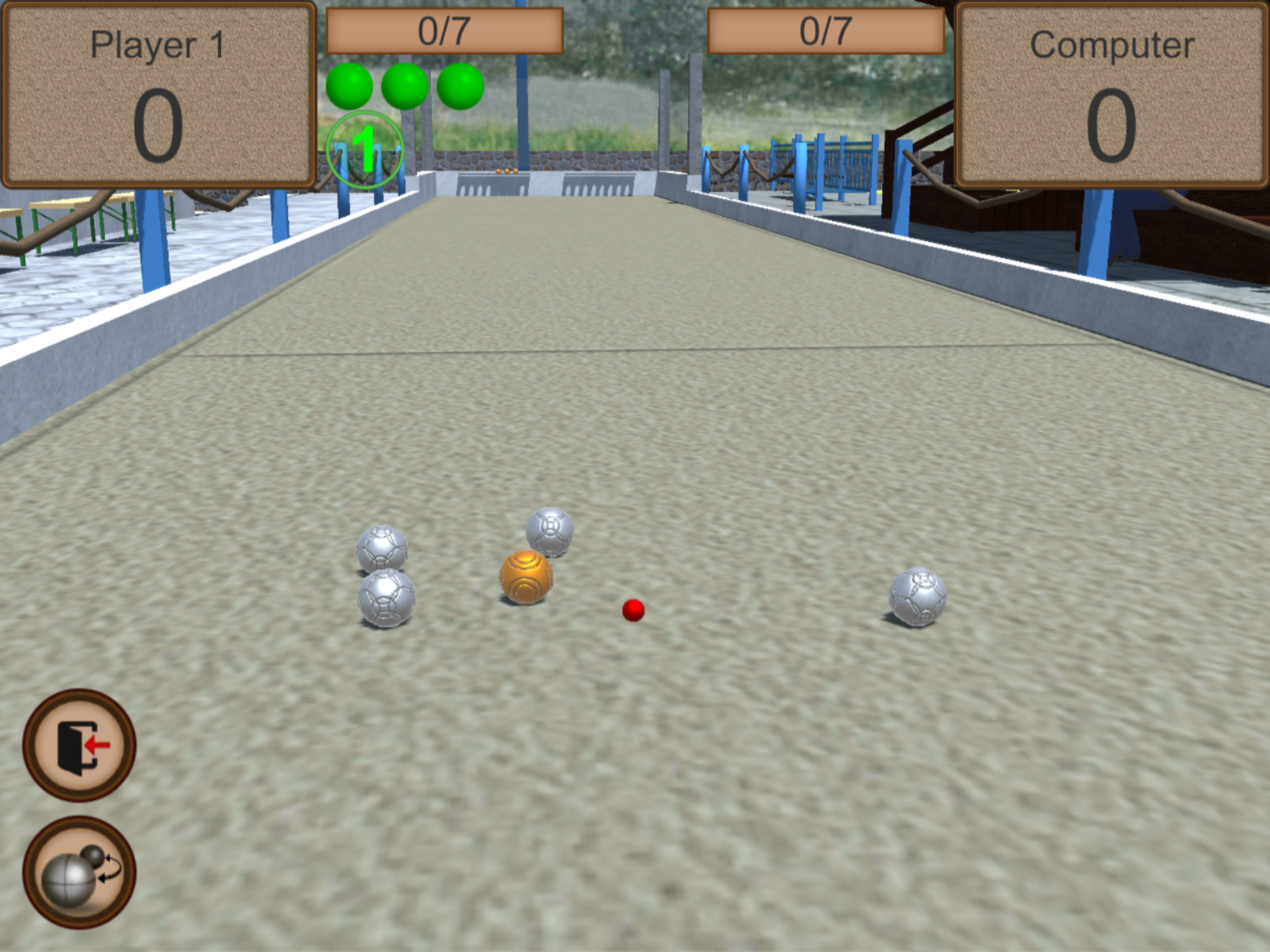 3D Bocce Ball
