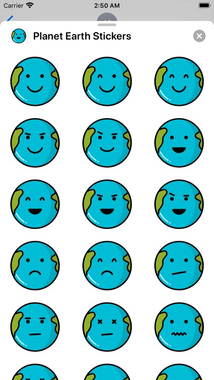 Planet Earth Stickers