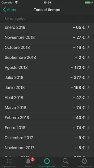 Captura de pantalla de CashSync + PRO en iPhone 6