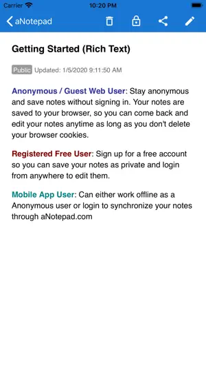 a Notepad - Take & Share Notes screenshot 2
