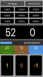 21 card counter iphone screenshot 1