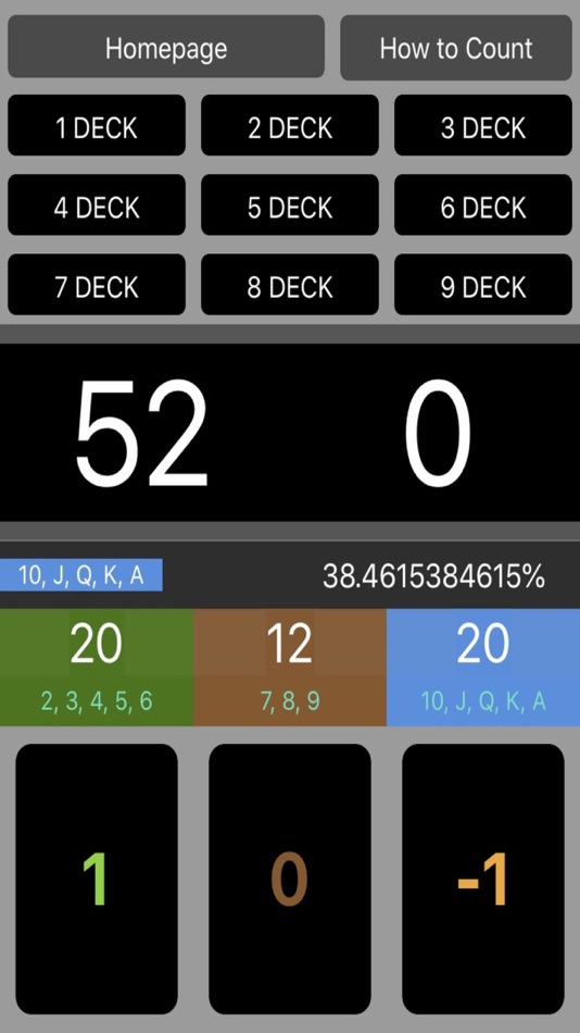 #1. 21 Card Counter (iOS) By: Yeong Wu Heo