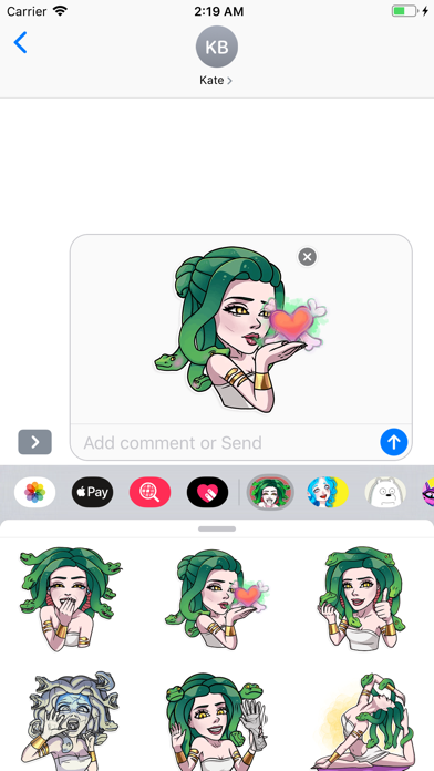 Medusa Stickers screenshot 4