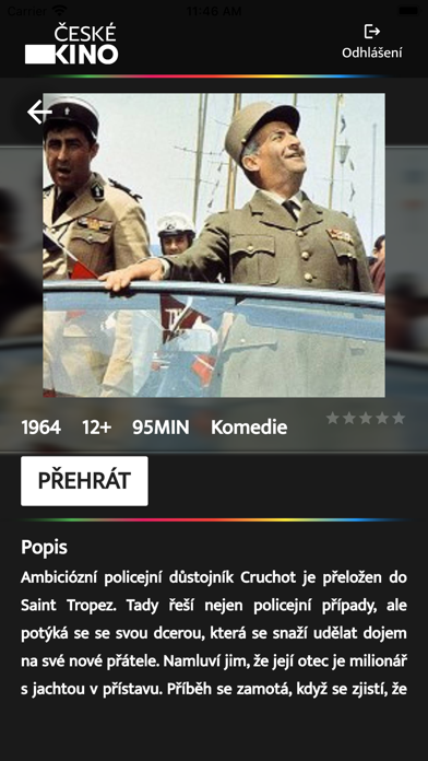 České kino Screenshot