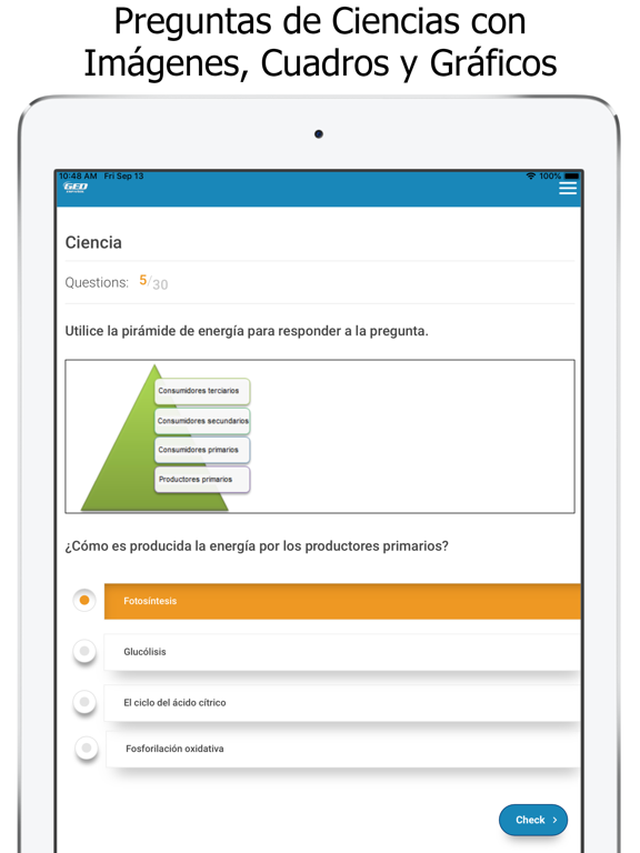 GED Test Prep en Español iPad screenshot