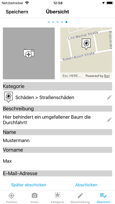 Mängelmelder Rendsburg Screenshot