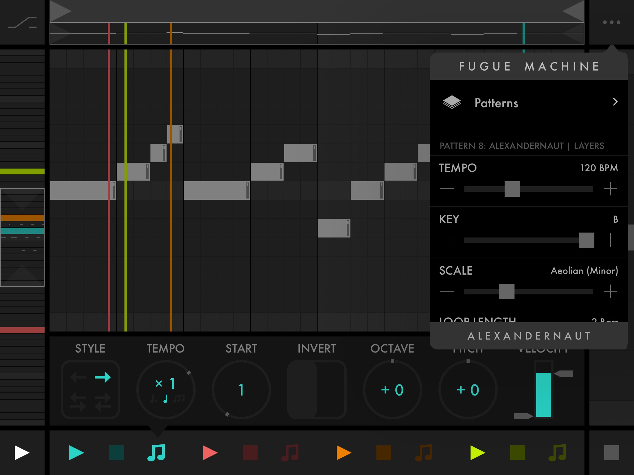 Fugue Machine : MIDI Sequencer screenshot 4