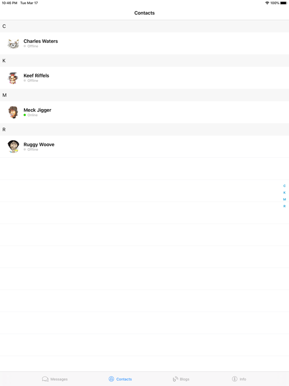 Screenshot #4 pour Room4Work Messenger