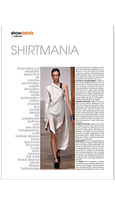 SHOWDETAILS MILANO+NEW YORK Screenshot
