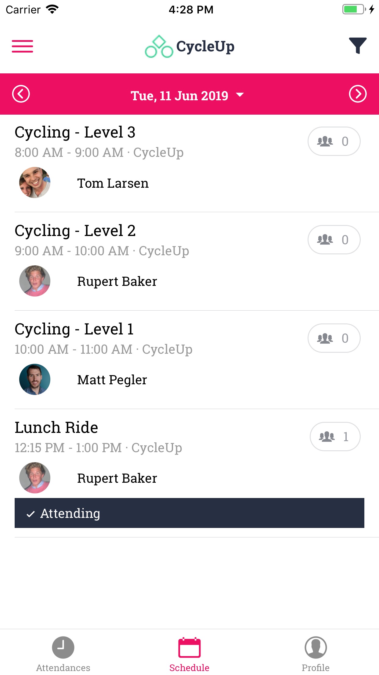 Screenshot 1 of TeamUp Members