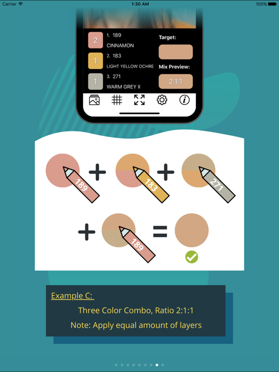 Colored Pencil Picker iPad screenshot 5 - Education app