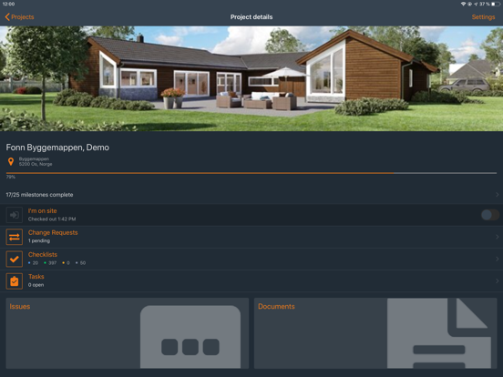 Fonn Construction iPad screenshot 2 - Productivity app
