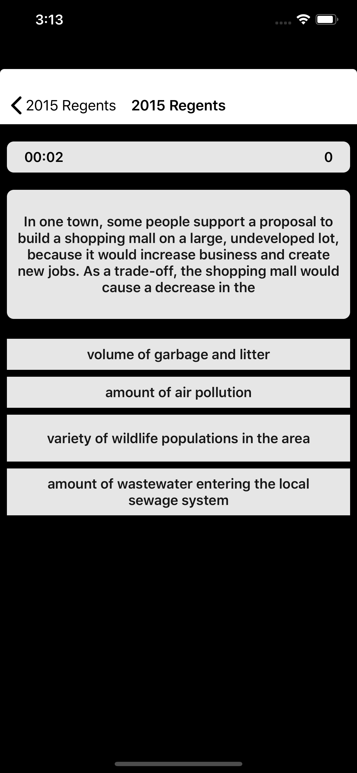 Living Environment Test Prep