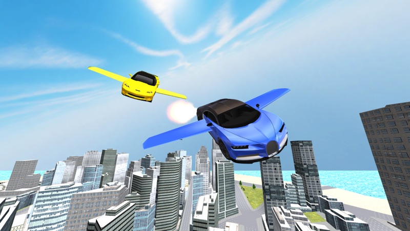 Flying Car Racing Simulator screenshot 7