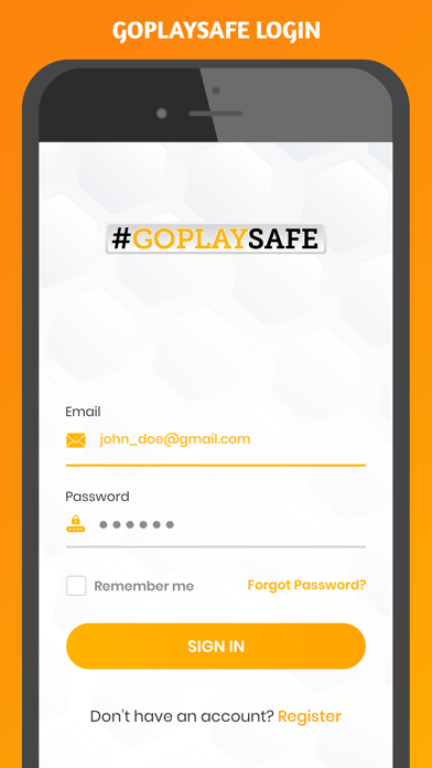 Screenshot #1 pour GoPlaySafe