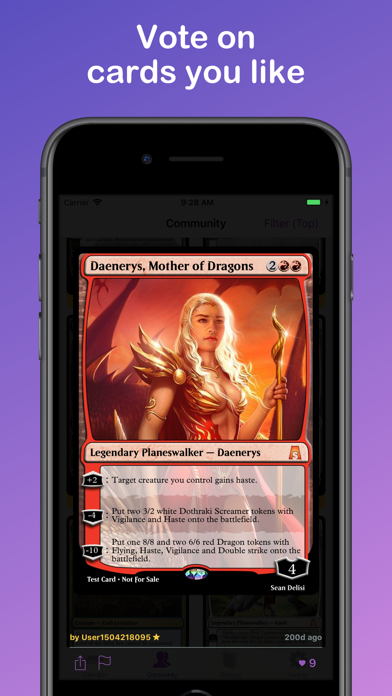 Screenshot #3 pour Card Creator for MtG