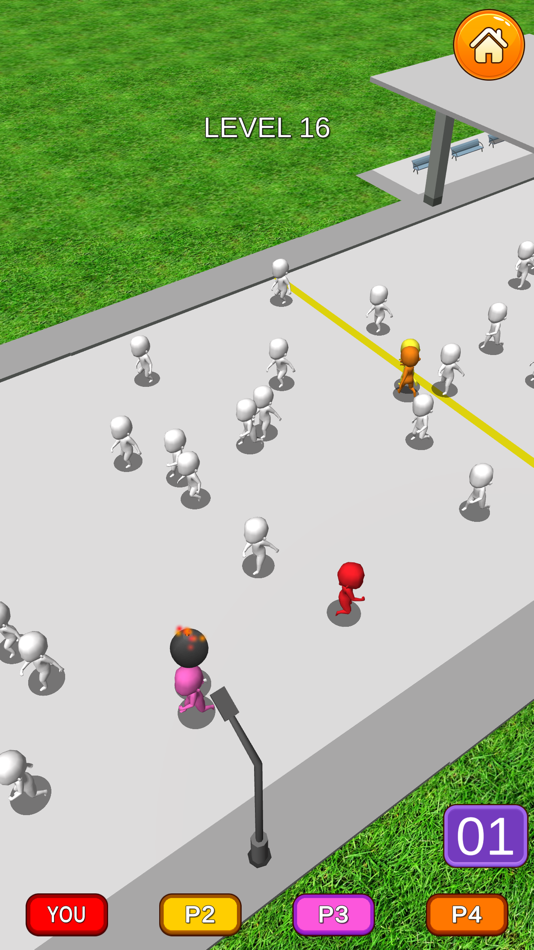 #4. Crowd Escape 3D (iOS) 由: Zhakaas Games LLP