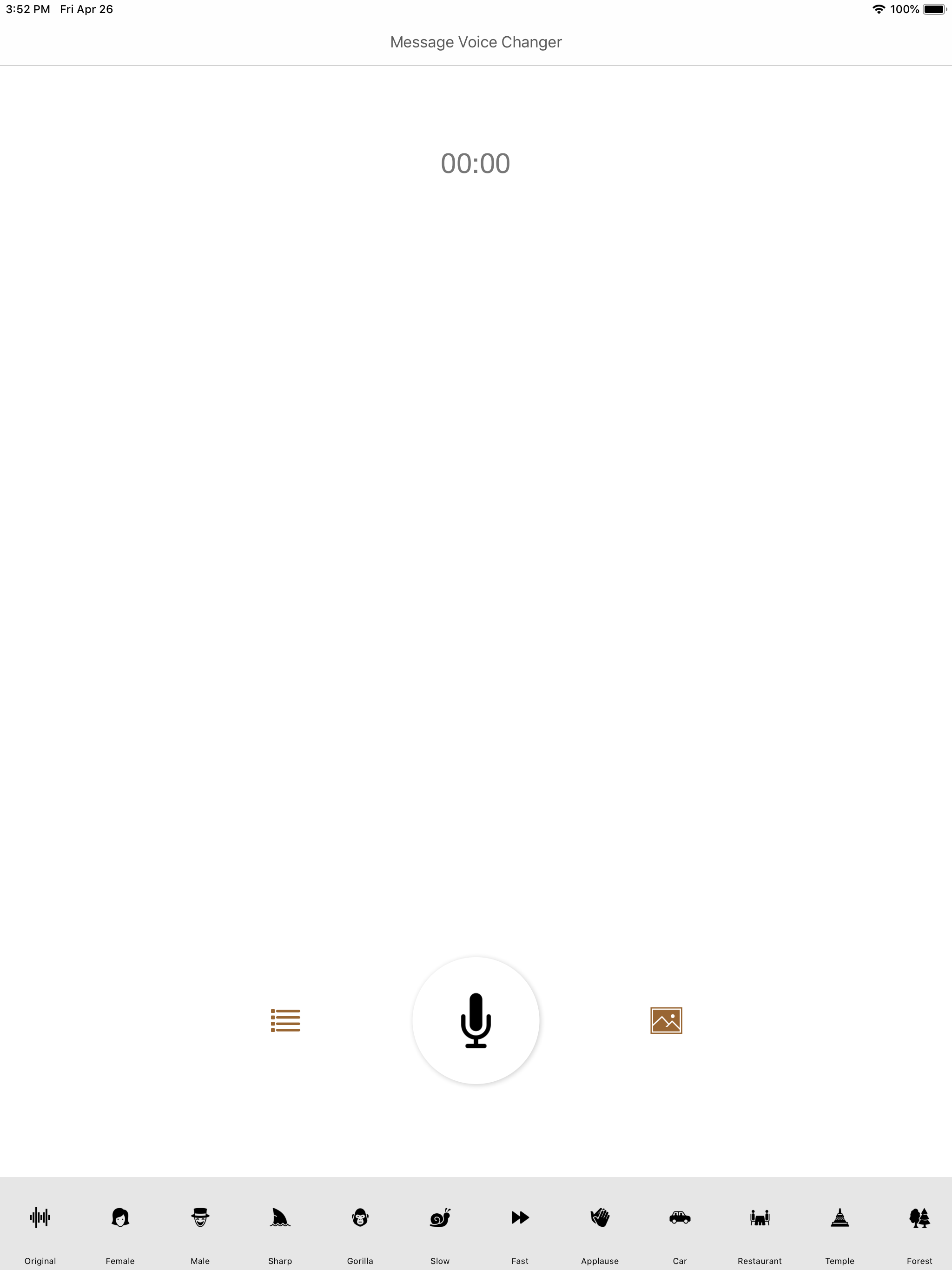 Message Voice Changer