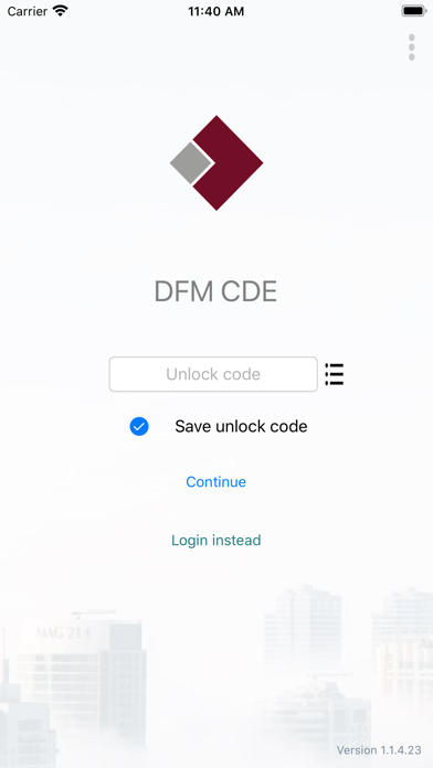 DFM CDE Screenshot 1 of 7