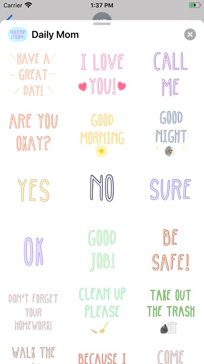 Daily Mom Stickers