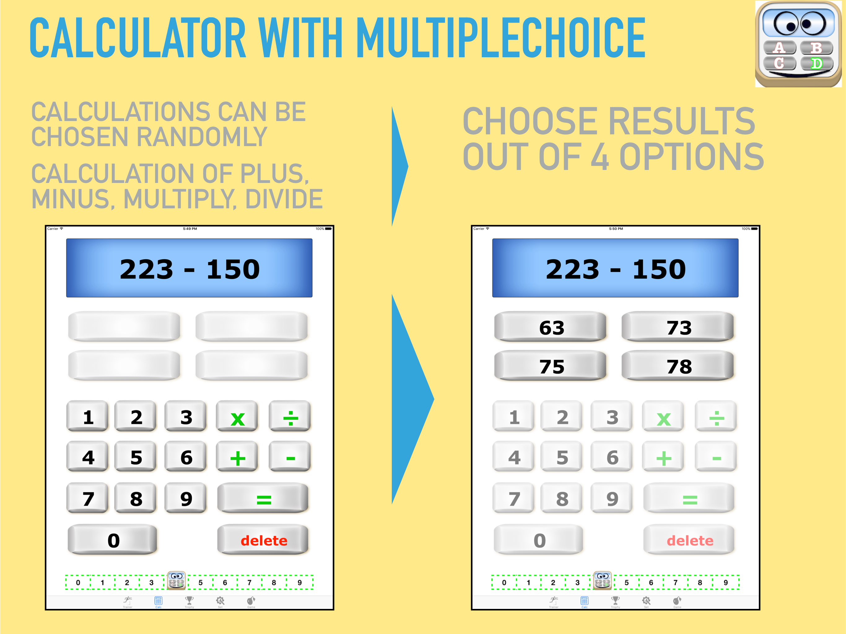 12x12 calculation tables
