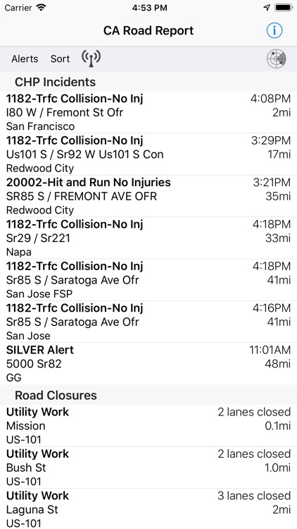 California Road Report screenshot-5
