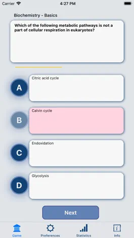 Game screenshot BioScienceQuiz apk