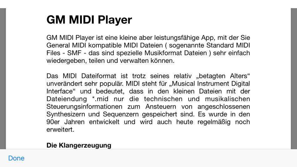 #8. GM MIDI Player (iOS) 由: Jens Guell
