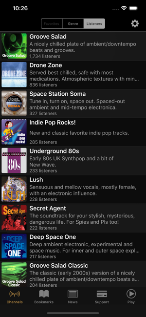 ‎SomaFM Radio Player Screenshot
