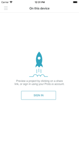 Proto.io screenshot