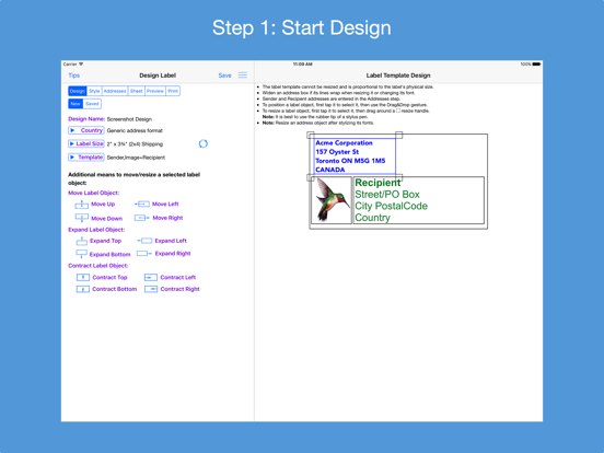 Screenshot #4 pour Address Label Creator