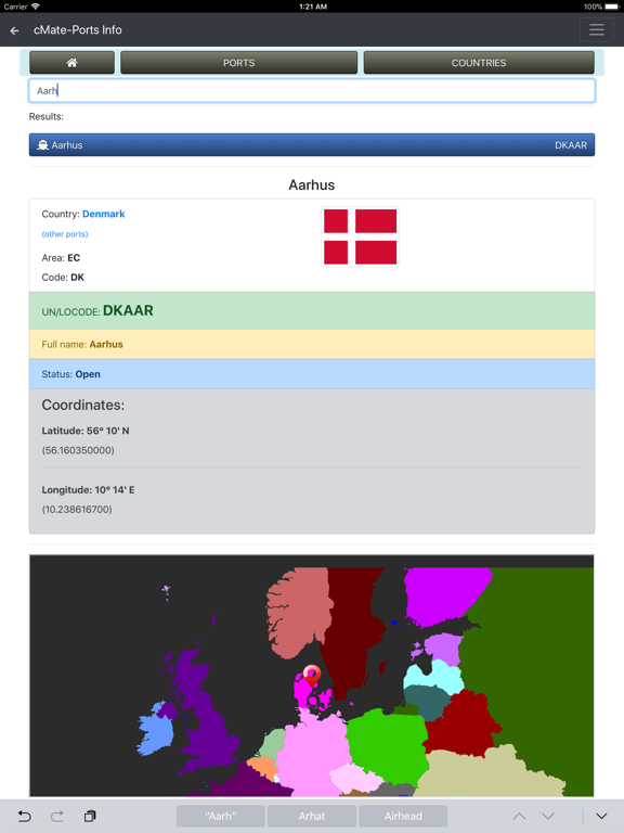 cMate-Ports Info iPad screenshot 6 - Book app