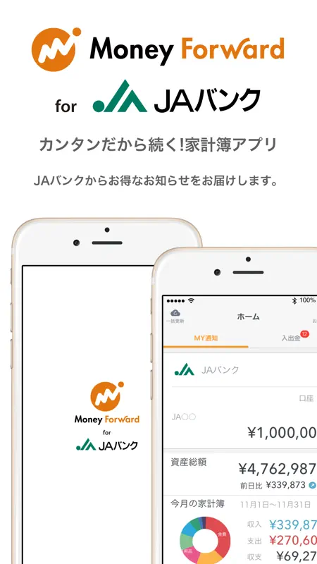 マネーフォワード for JAバンク screenshot 1 of 4