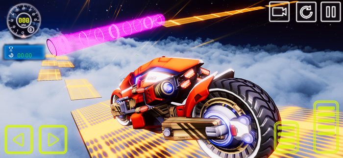 Neon Bike Impossible Stunts 3D