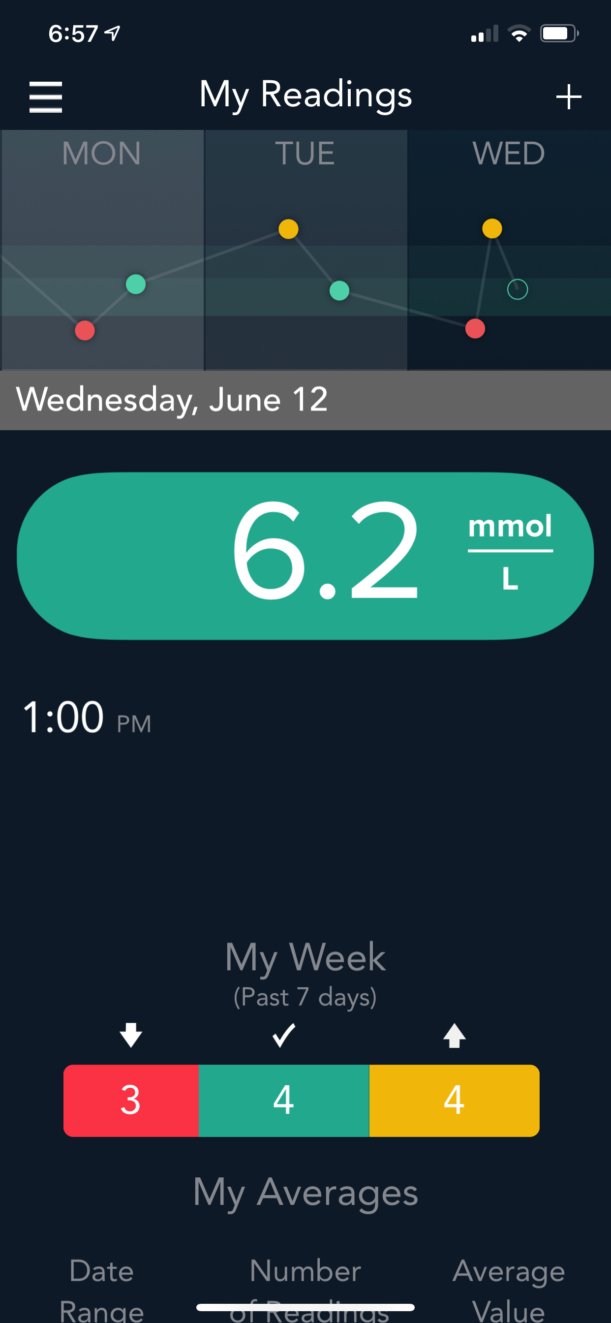 CONTOUR DIABETES app (LT) screenshot 2