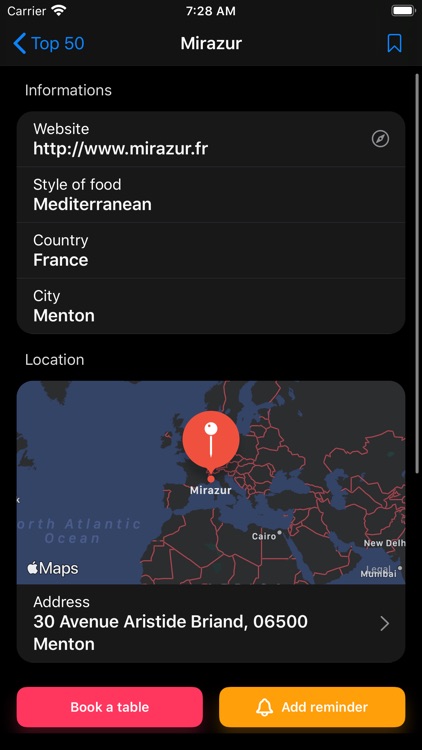 50 Best Restaurants screenshot-3