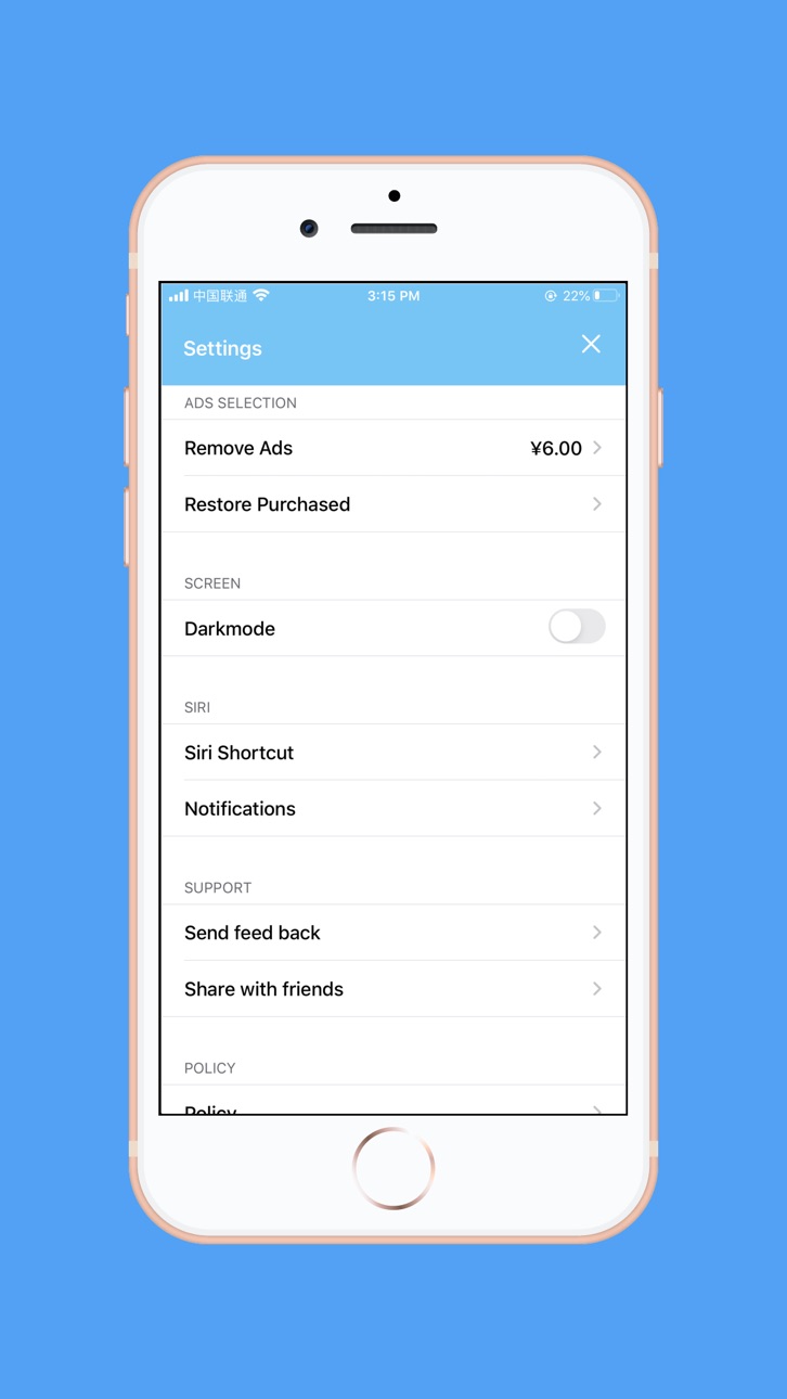 iPhone screenshot