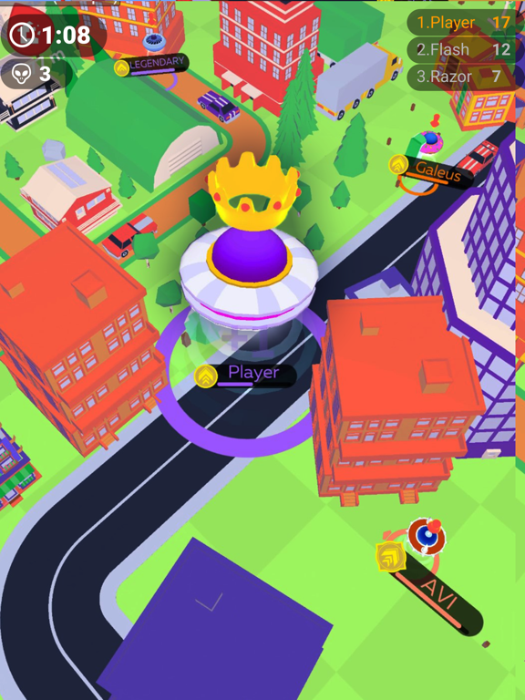 Crazy Spaceship.io: Alien Wars iPad screenshot 4 - Games app