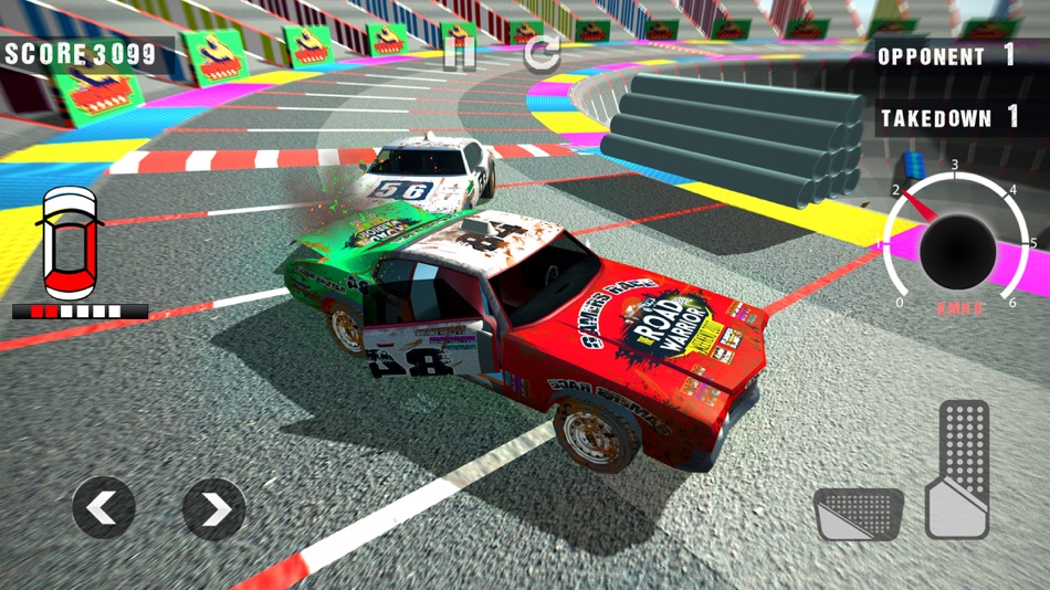 #2. Demolition Derby Real Crash 3D (iOS) Podle: MASH Entertainment