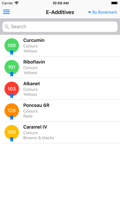 E Food Additives Screenshot