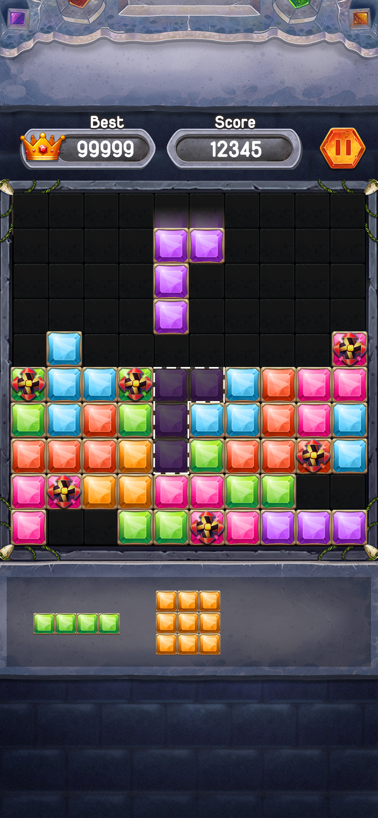 Block Jewel Crush - Match Game screenshot 3